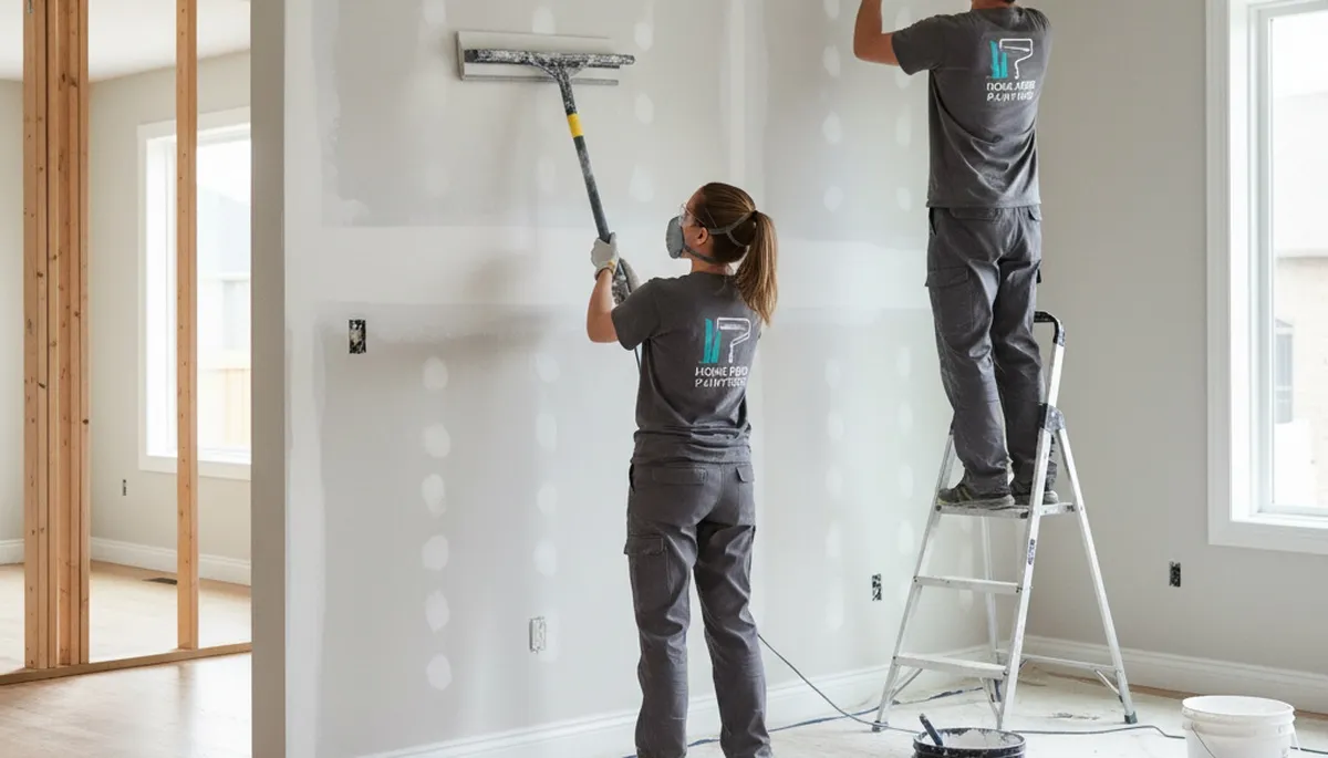 Professional drywall repair and wall restoration in Glendale, AZ home interior by expert painters