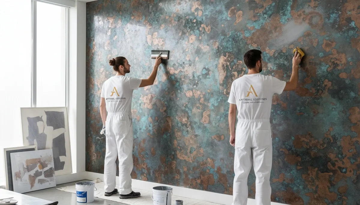 Professional faux painting and decorative wall finish by expert painters in Glendale, AZ