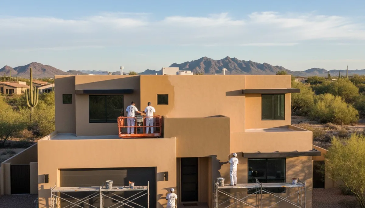 Professional house painting service in Glendale, AZ for residential exterior and interior painting