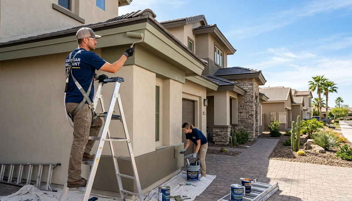 Professional house painters in Glendale AZ providing expert exterior and interior painting services