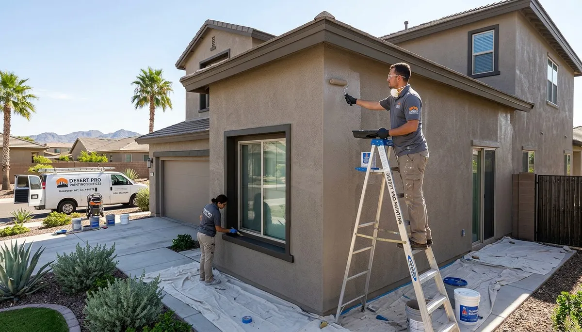 Professional house painters in Glendale AZ providing expert home exterior painting services