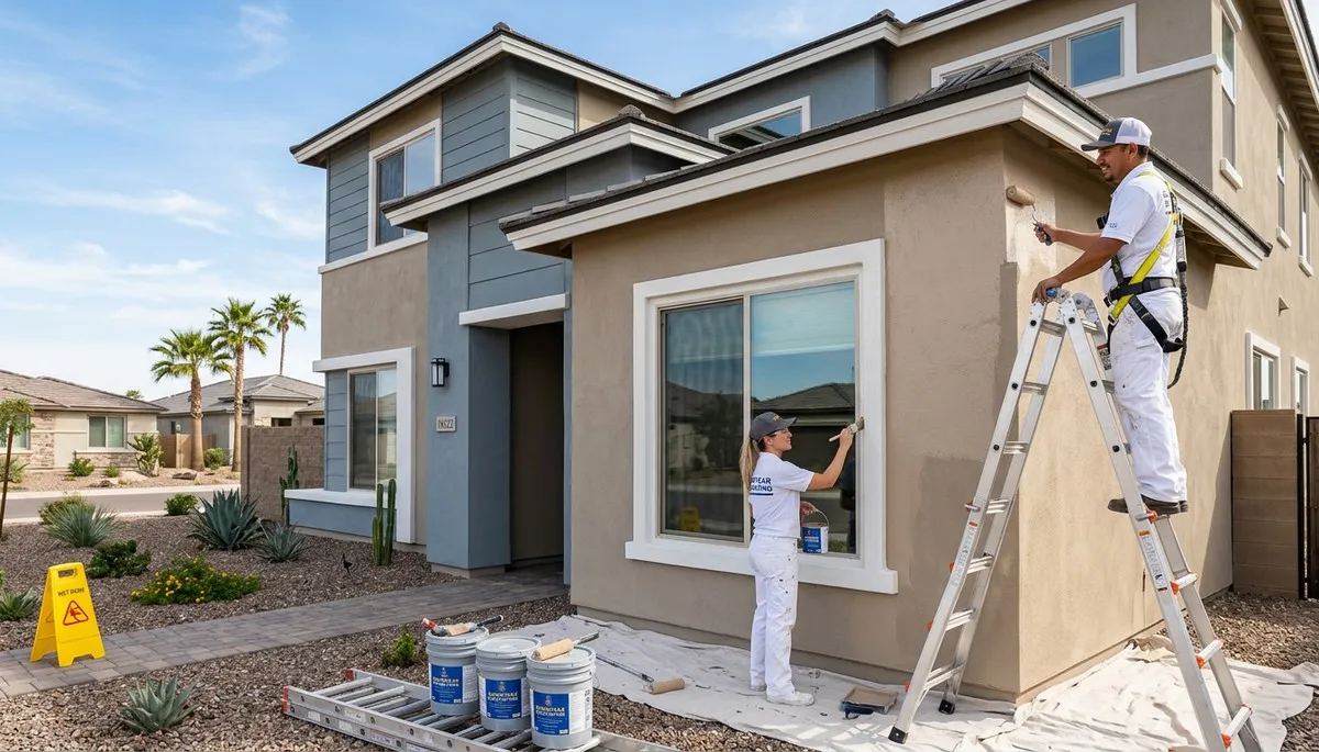 Professional house painters in Glendale AZ providing expert home exterior painting services