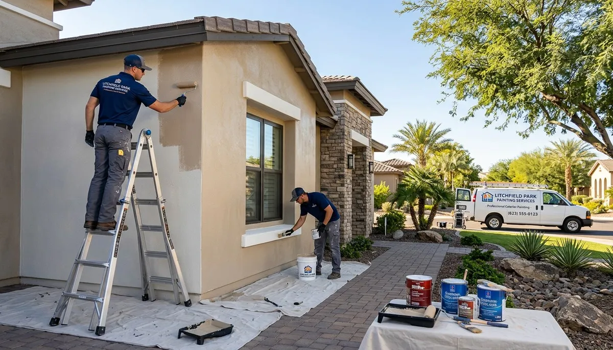 Professional house painters in Glendale AZ providing exterior home painting services