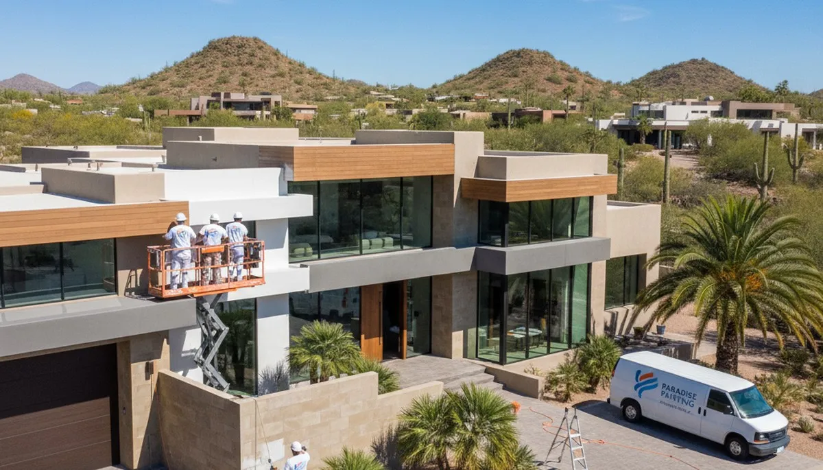 Professional house painting service in Glendale, AZ for residential interior and exterior painting