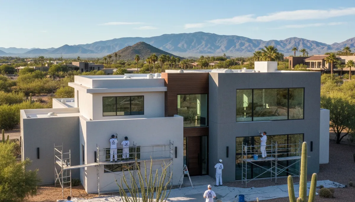 Professional house painting service in Glendale, AZ for residential exterior and interior painting