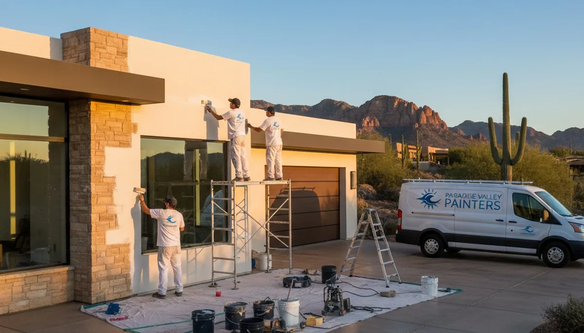 Professional house painting service in Glendale, AZ for exterior and interior residential homes