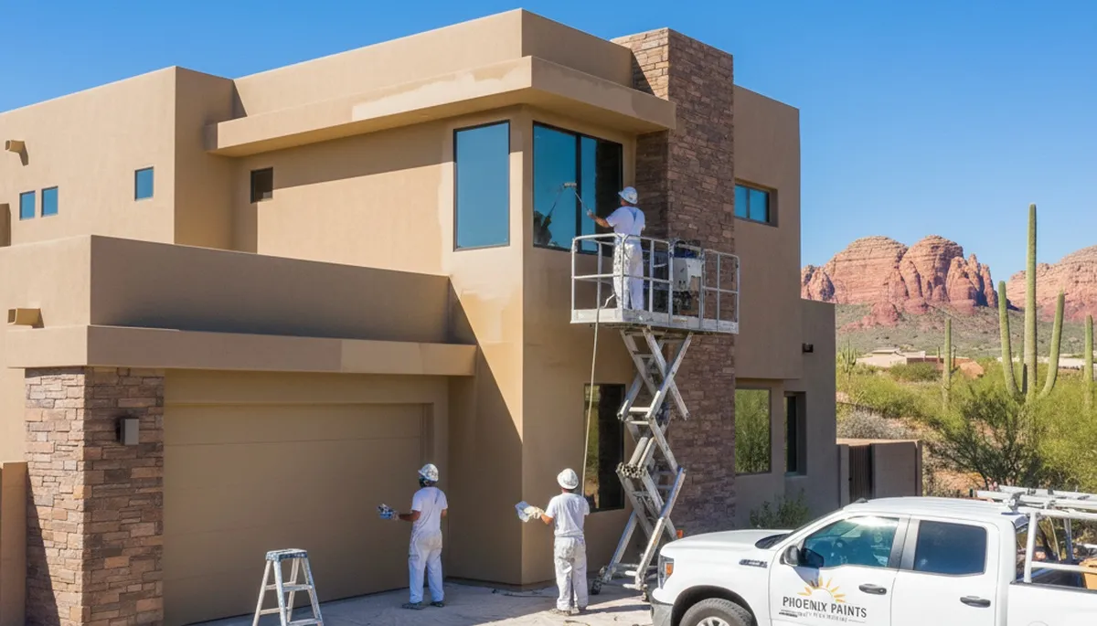 Professional house painters in Glendale AZ providing quality exterior and interior painting services