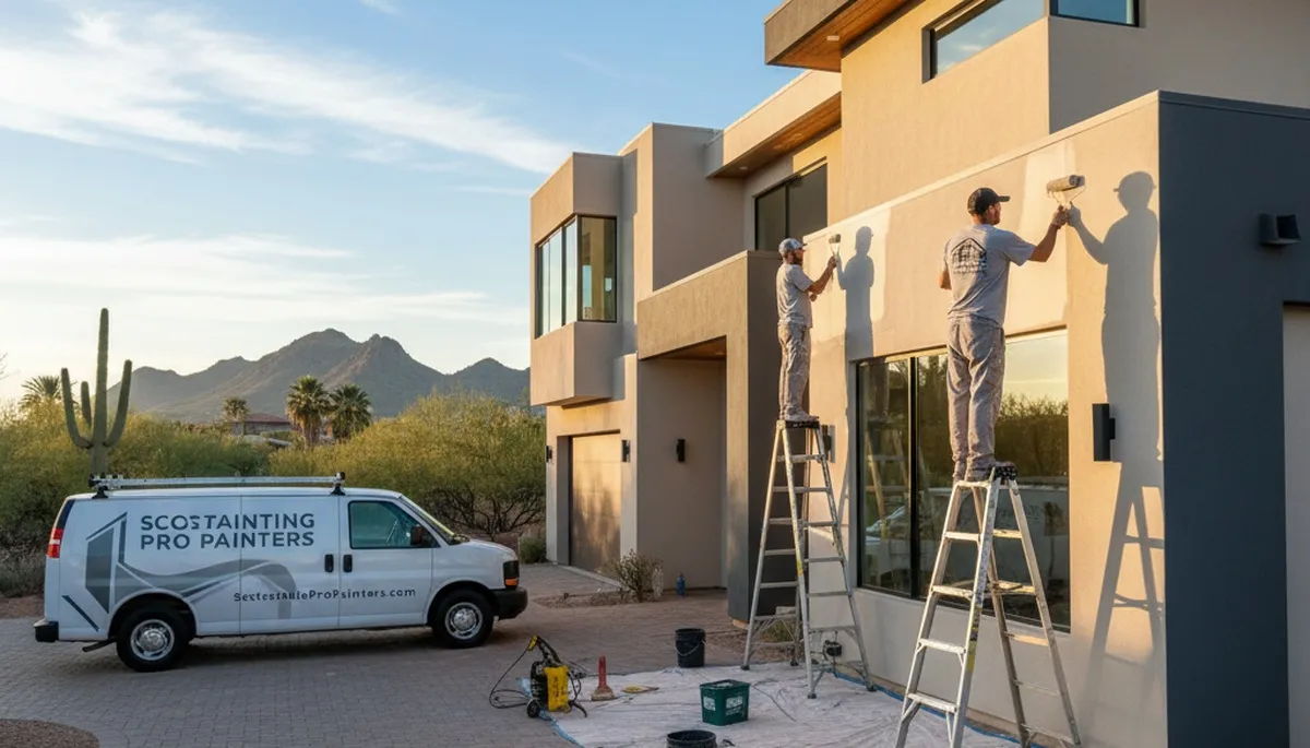 Professional house painting service in Glendale, AZ for exterior and interior home improvement