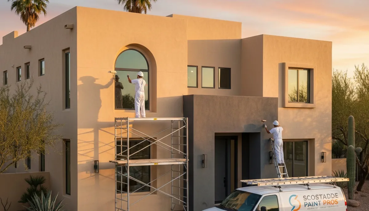 Professional house painting service in Glendale, AZ for residential exterior and interior painting