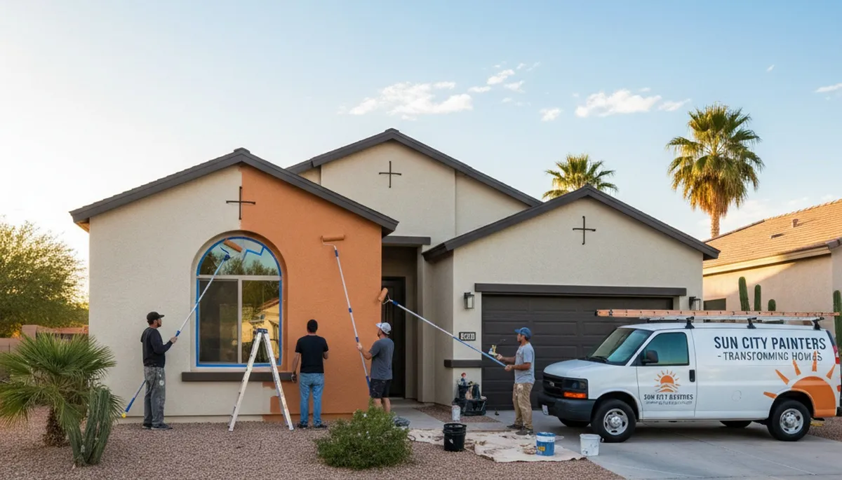 Professional house painters in Glendale AZ providing expert exterior and interior painting services