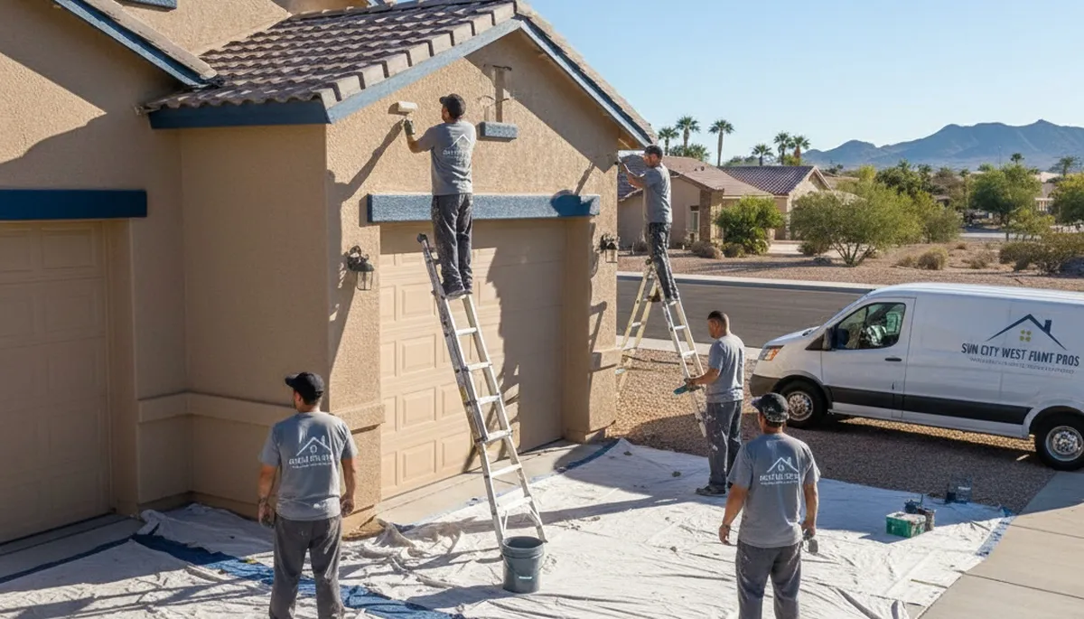 Professional house painters serving Glendale, AZ for exterior and interior painting projects