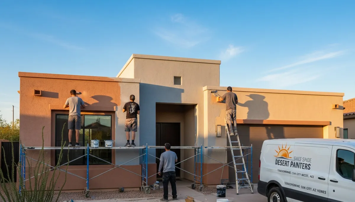 Professional house painting service in Glendale, AZ for residential exterior painting