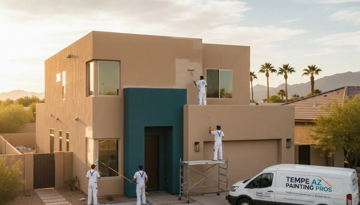 Professional house painters serving Glendale, AZ for residential exterior painting services