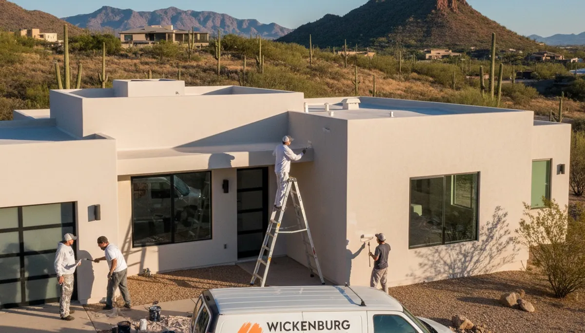 Professional house painting service in Glendale, AZ for residential exterior and interior homes