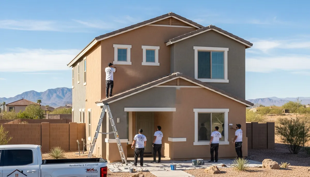 Professional house painters in Glendale AZ providing exterior and interior painting services