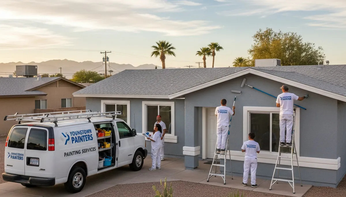 Professional house painters in Glendale AZ providing expert exterior and interior painting services