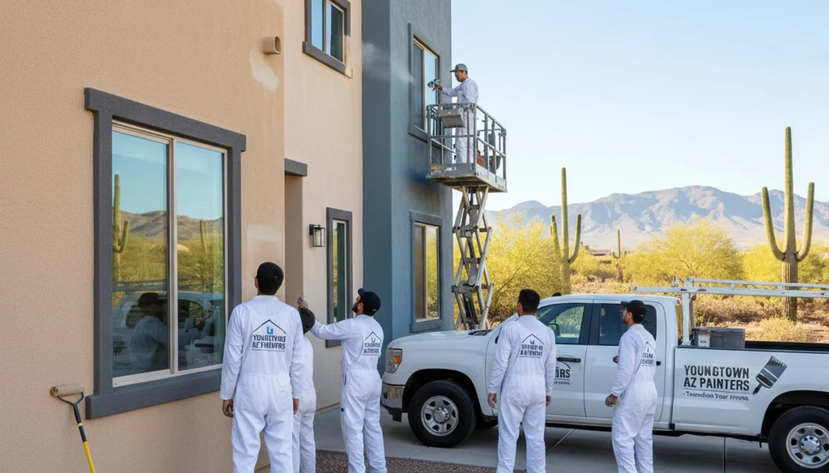 Professional house painters in Glendale AZ providing expert exterior and interior painting services